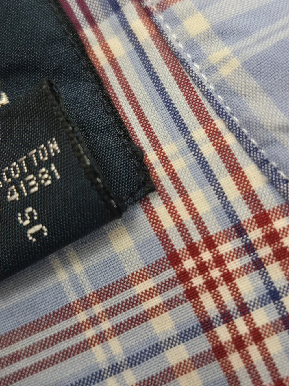 Polo Ralph Lauren Shirt Mens XL Classis Fit Blue Red Plaid Short Sleeve Cotton
